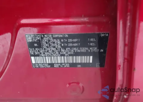 2016 Toyota Rav4 Le from USA, damaged, VIN JTMBFREV7GJ085424